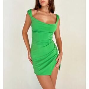 Tigermist Joslin Dress - Green Size XS